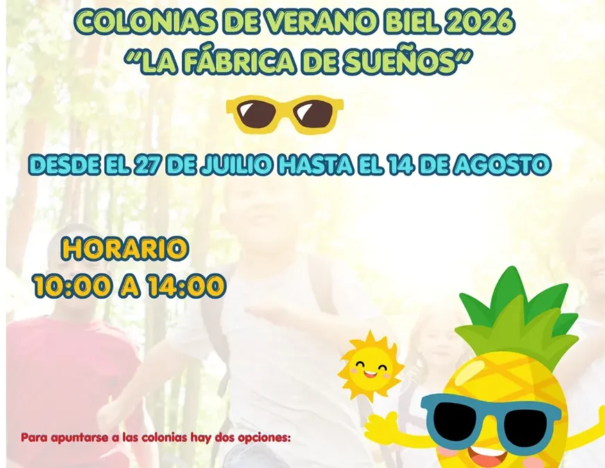 Colonias de verano 2026