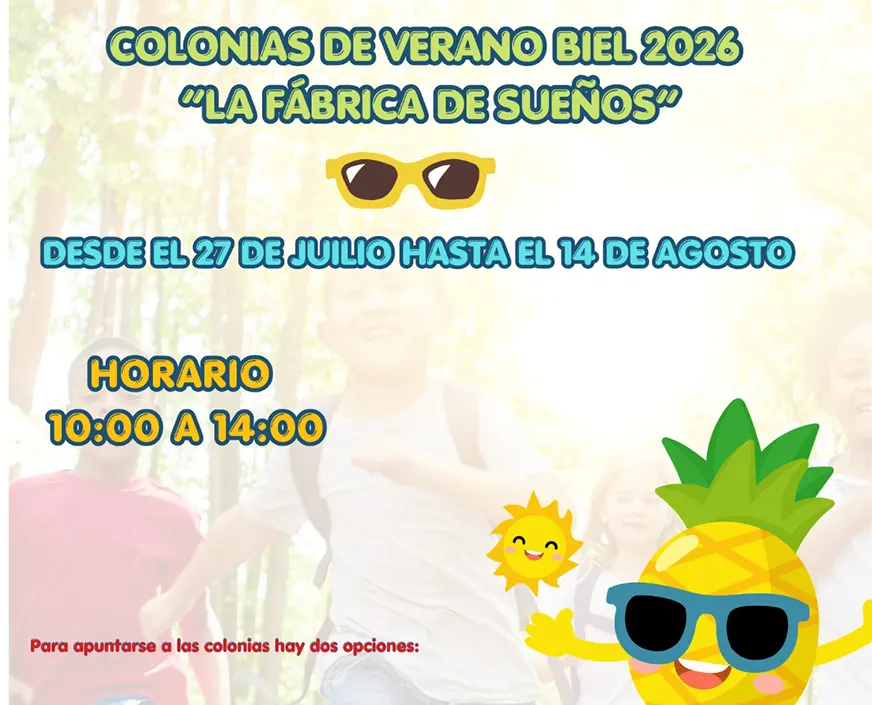 Colonias de verano 2026
